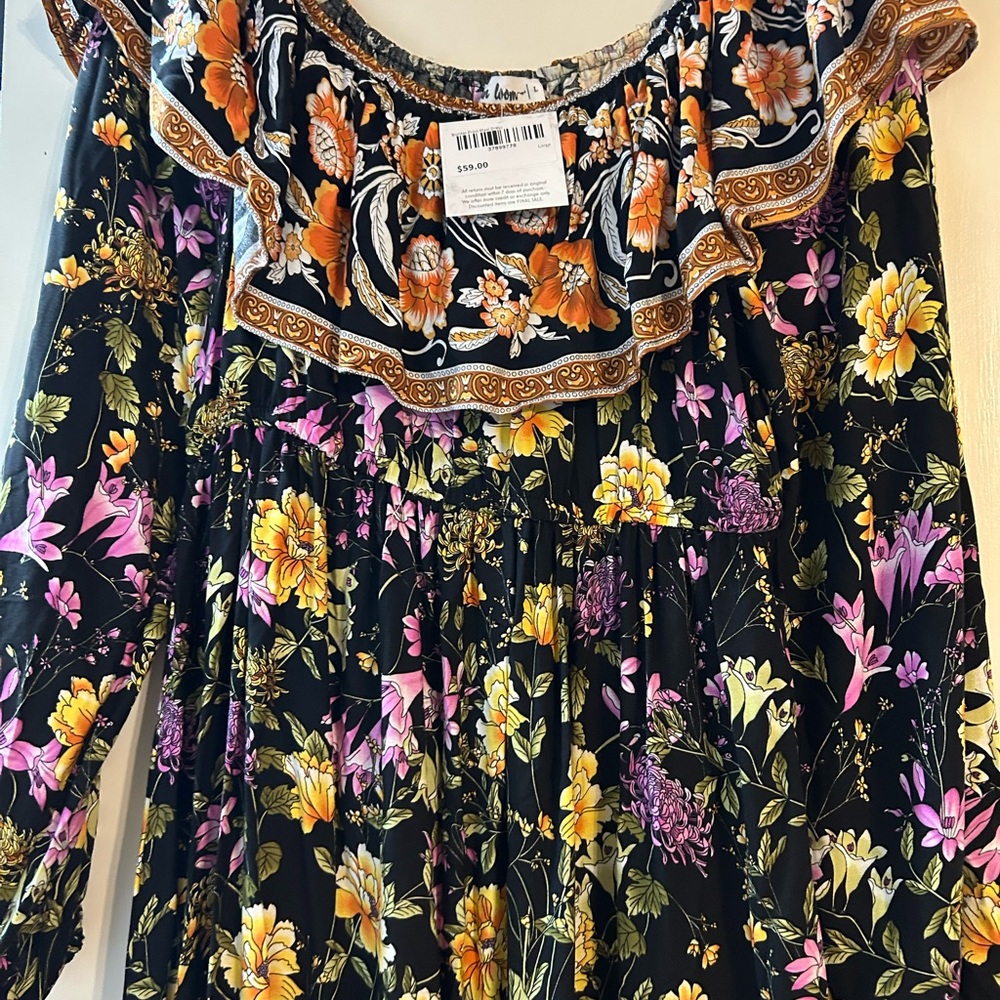 Floral Off-Shoulder Maxi